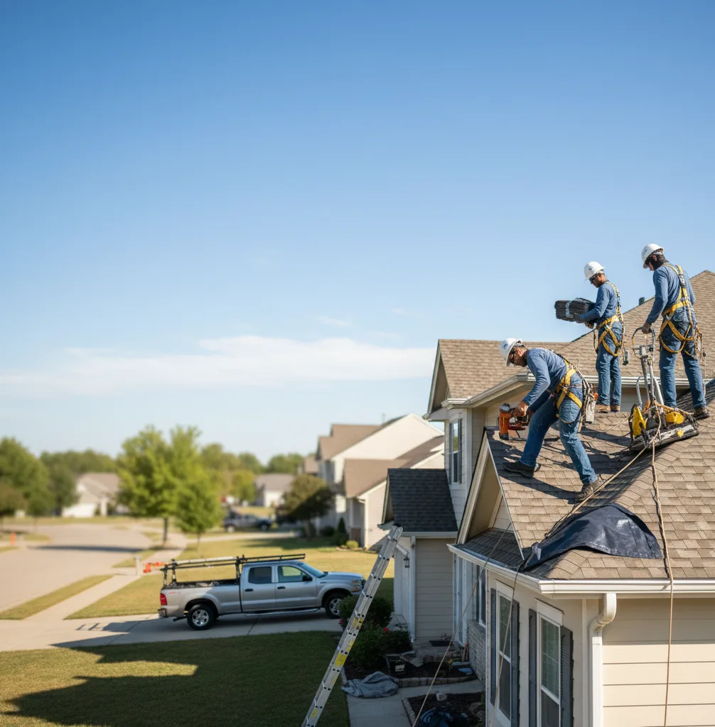 Roof Repair in Red Oak